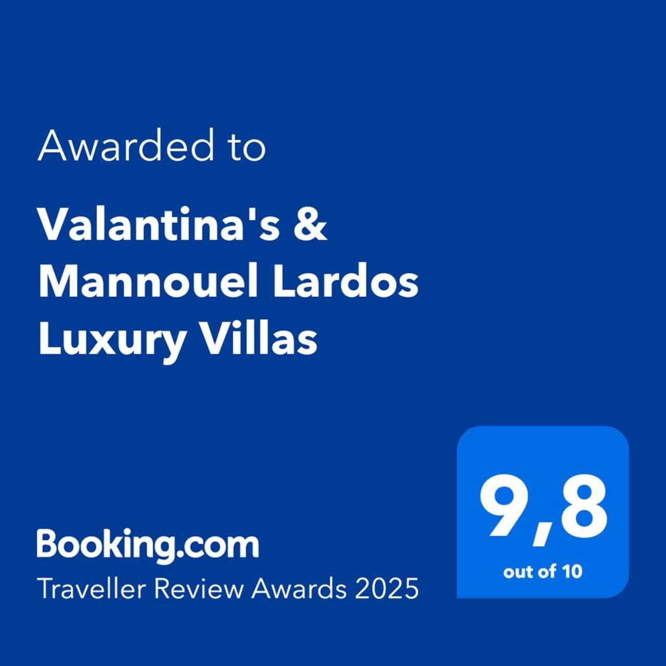 Valantina'S & Mannouel Lardos Luxury Villas エクステリア 写真